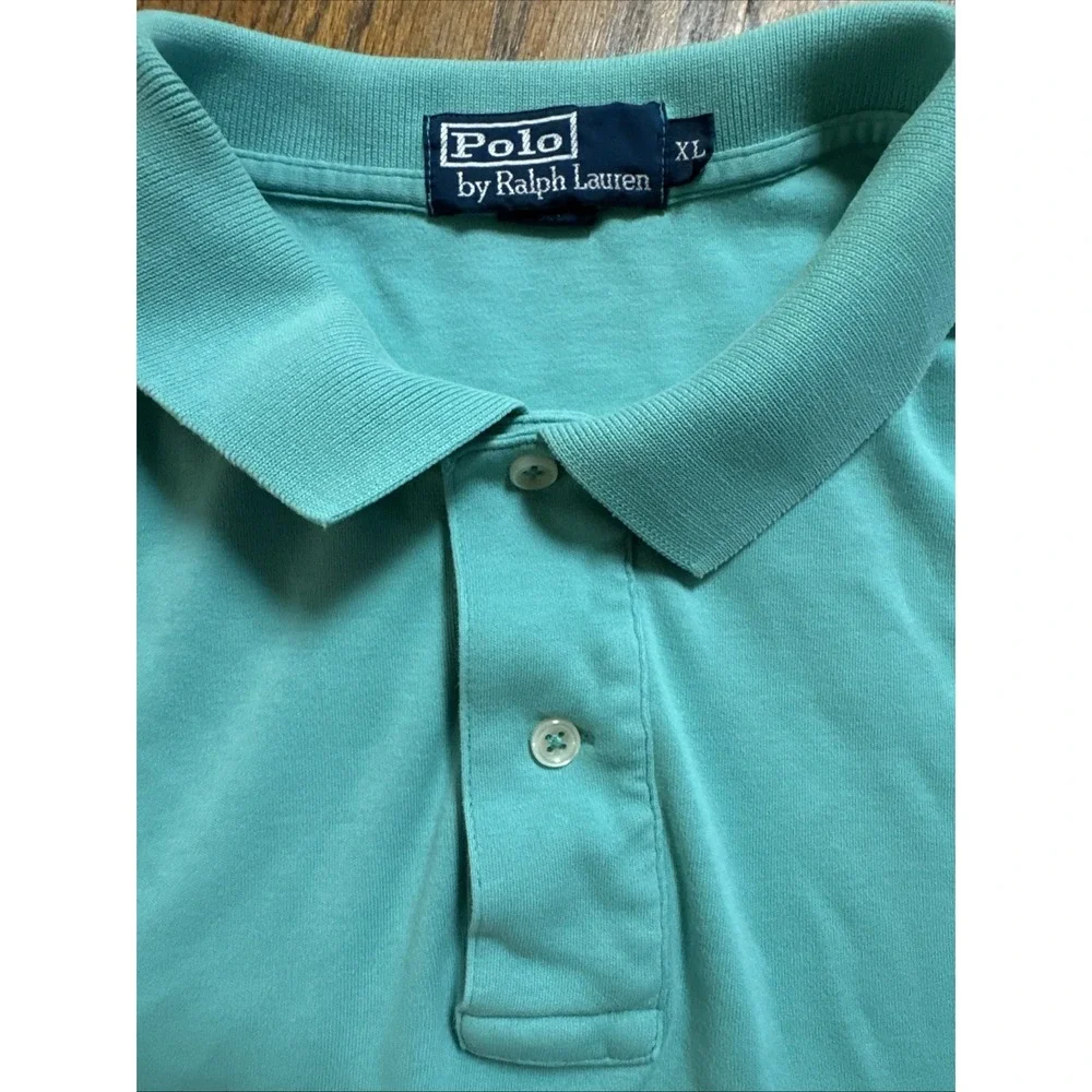 Polo Ralph Lauren Shirt Men's XL Classic - Preppy Mint  Green Color‎ w/Pony